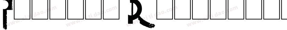 Painter Regular字体转换